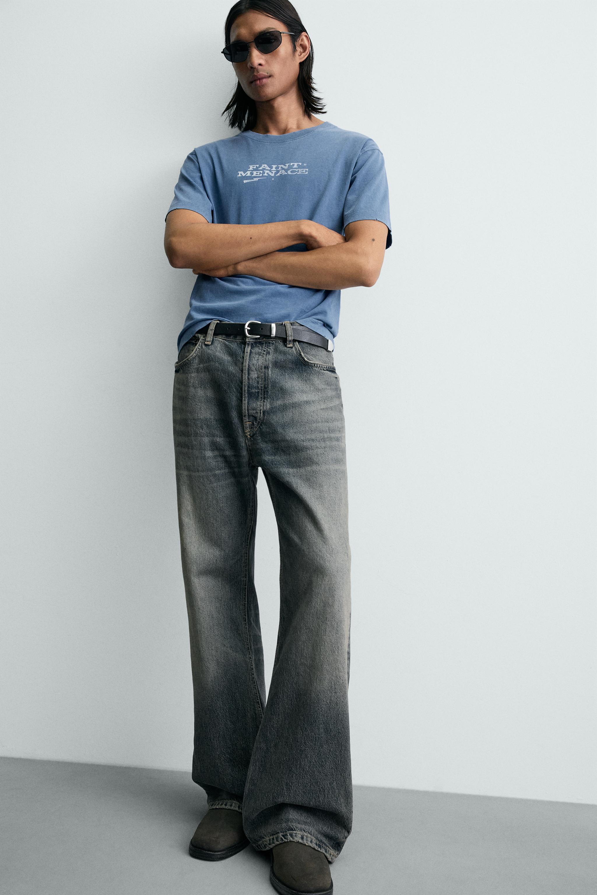WASHED TEXT T-SHIRT
